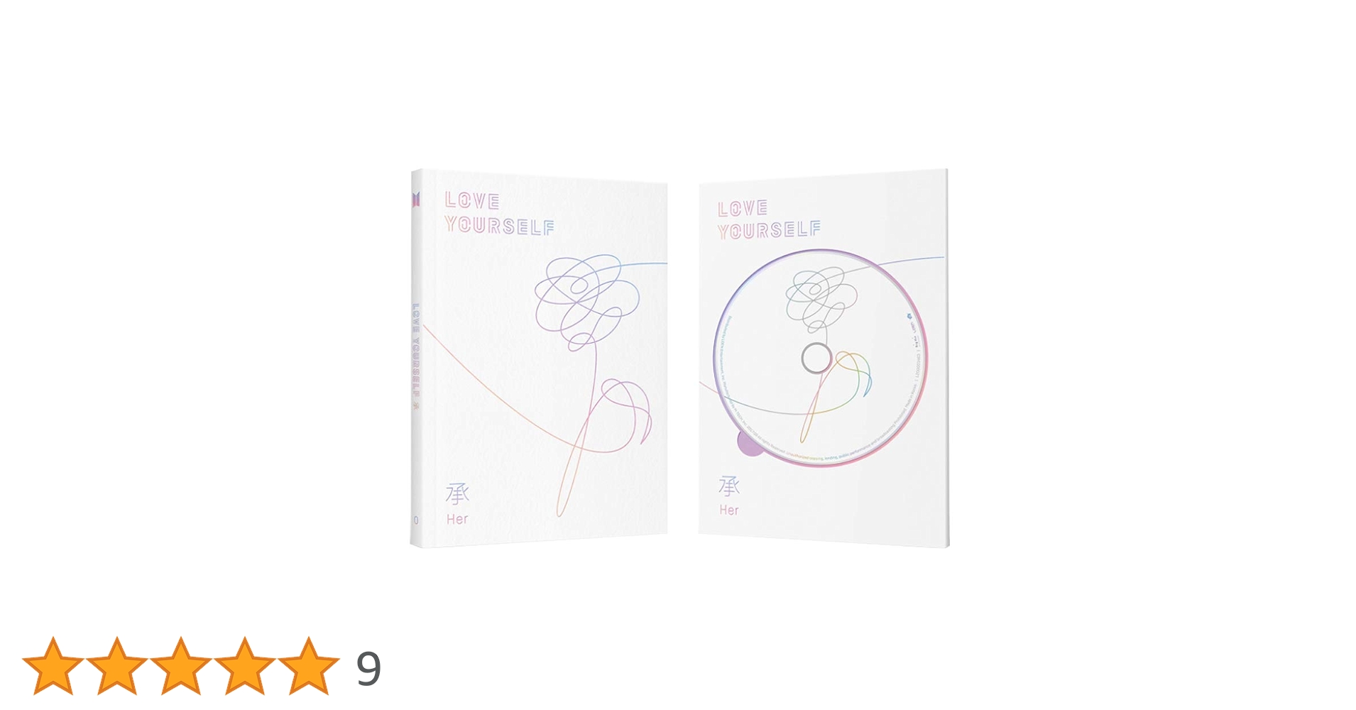 Bangtan Boys BTS 5th Mini Album Love Yourself 承 'HER' (Incl. One